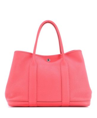 36 Garden Party Tote Leather