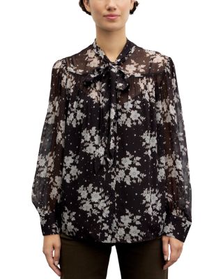 Loa Tie Neck Blouse