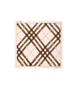Watercolour Check Silk Scarf