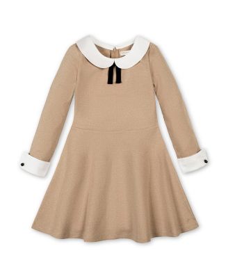  Girls' French Look Ponte Dress with Bow - Little Kid, Big Kid