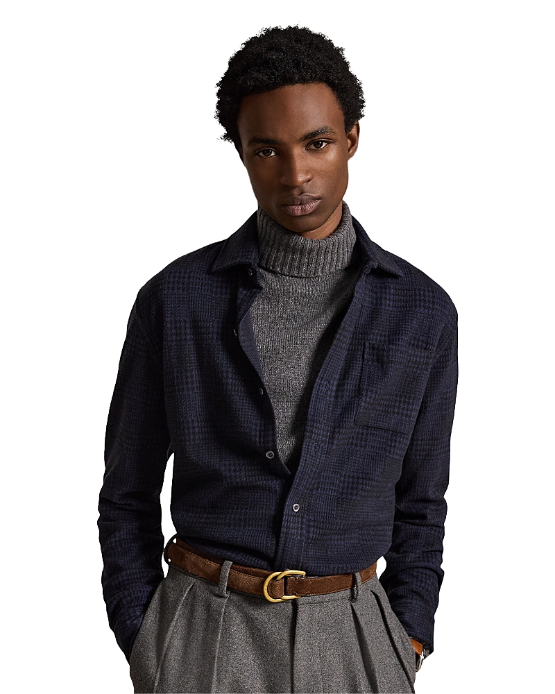 Polo Ralph Lauren Glen Plaid Stretch Knit Flannel Shirt