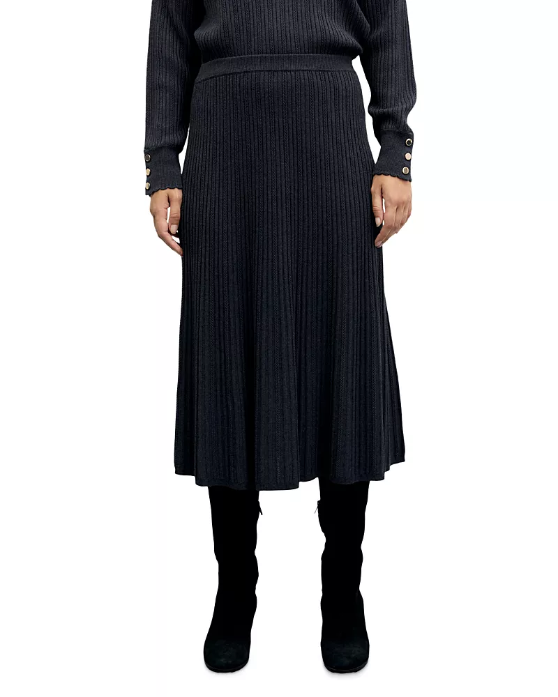 Gerard Darel Tati Flared Midi Skirt