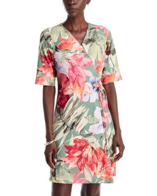 Carmela Island Bloom Elbow Sleeve Dress