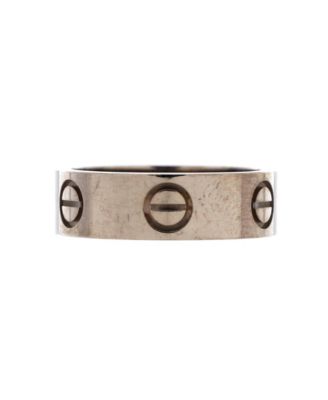  Love Band Ring 18K White Gold