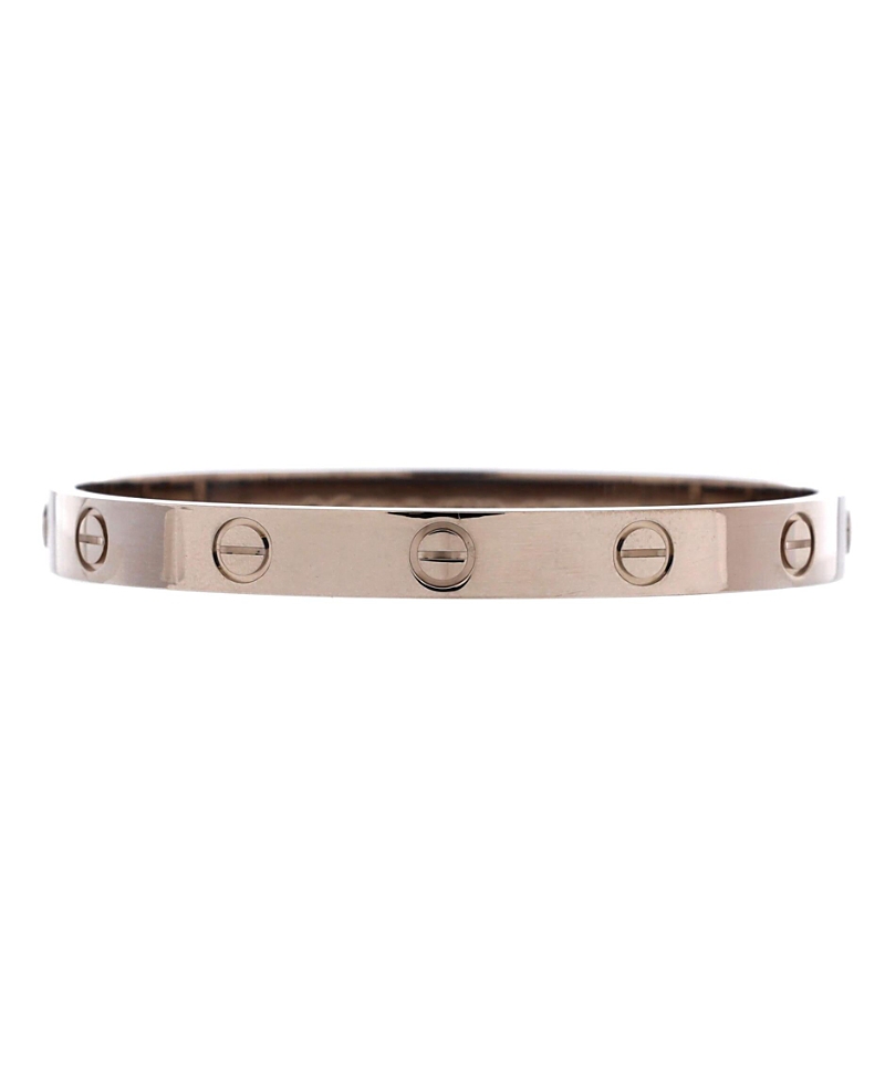 Pre-owned Pre-owned Cartier Cartier Love Bracelet 18k White Gold