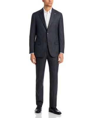 New York Fit Banker Stripe Wool Suit