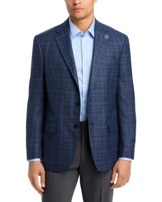 New York Fit Plaid Wool Sport Coat