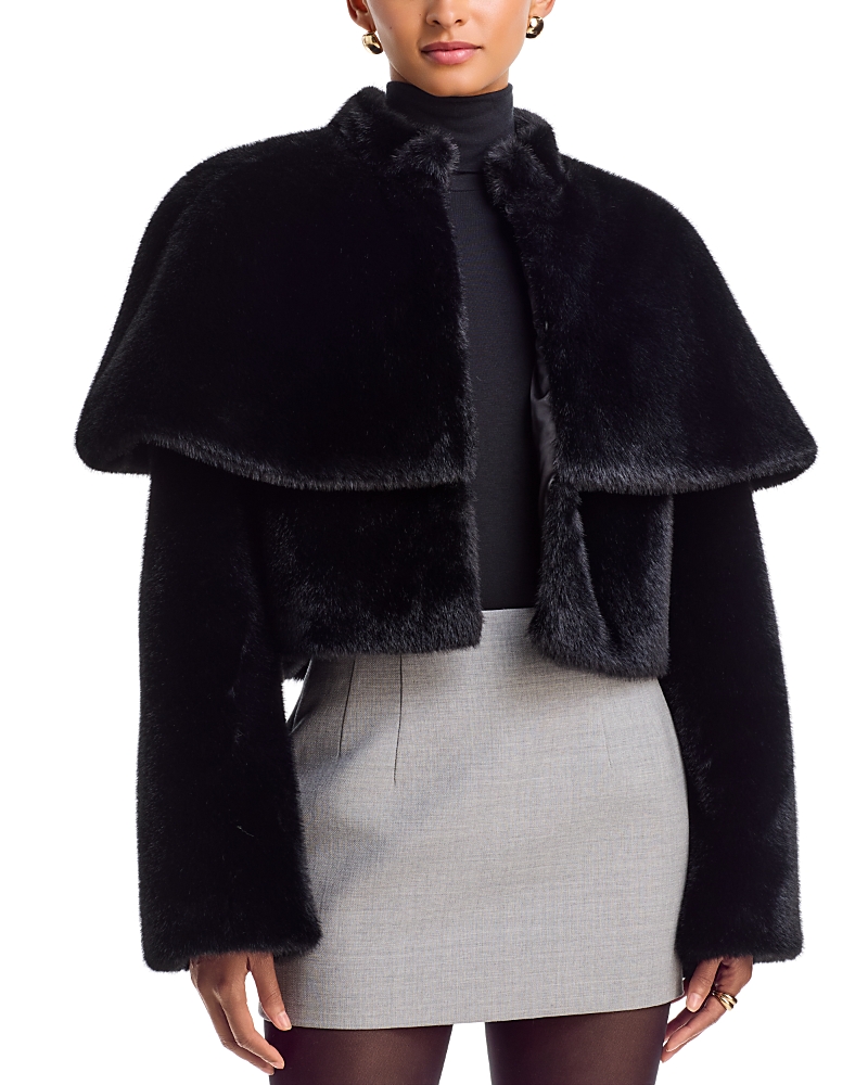 Et Ochs Vlad Faux Fur Cape Jacket