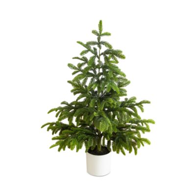 4' Artificial Real Touch Spruce Pine Christmas Tree