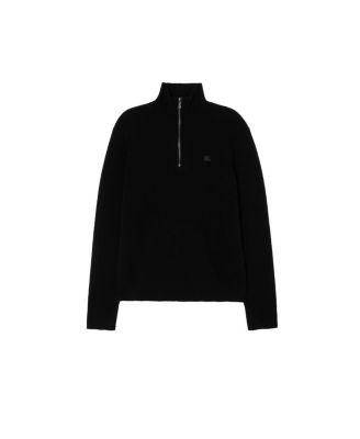  Cashmere Blend Half-zip Sweater