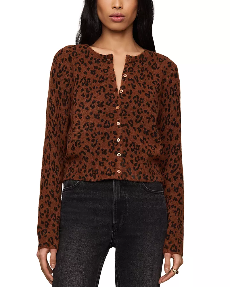 Z Supply Medina Leopard Print Cardigan