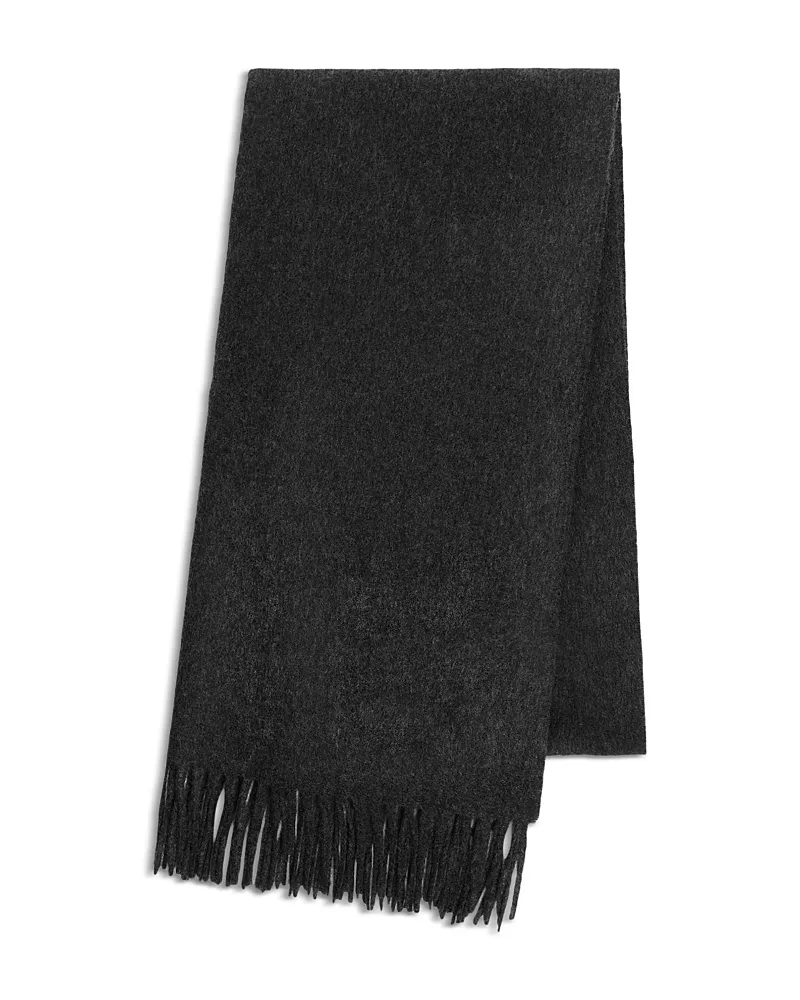 Sandro Wool & Cashmere Fringe Trimmed Scarf