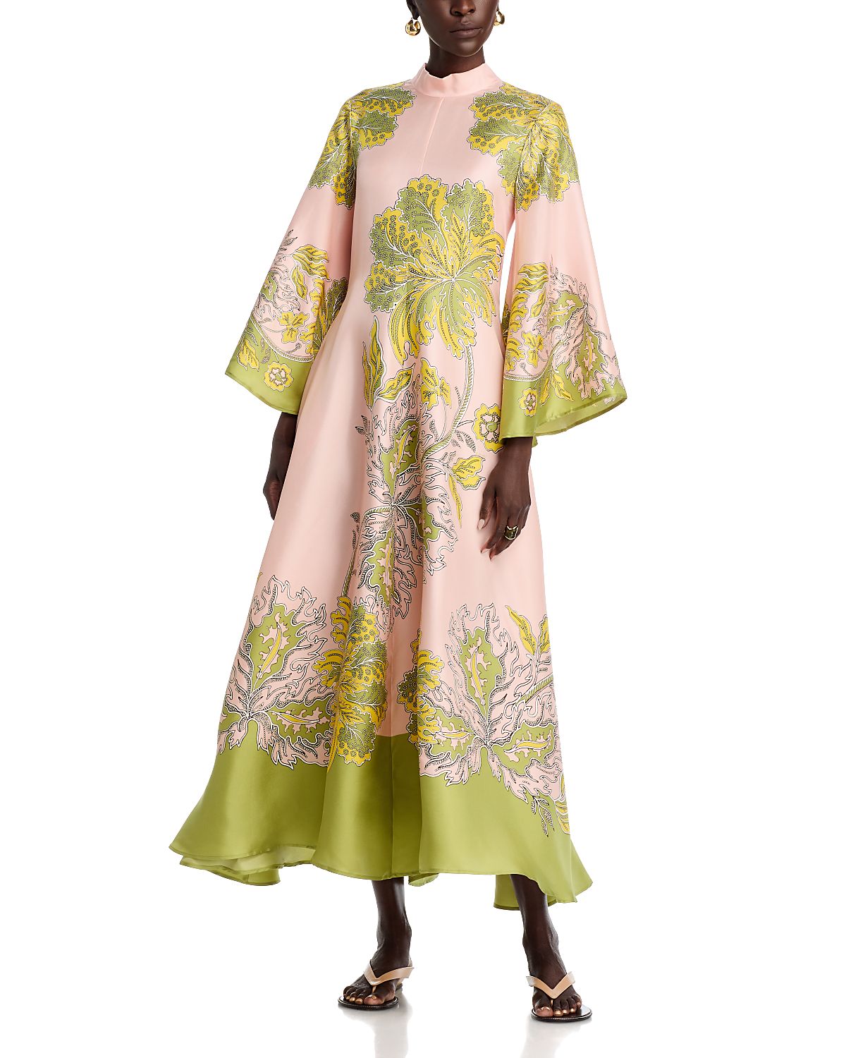 La DoubleJ Magnifico Silk Tie Back Dress