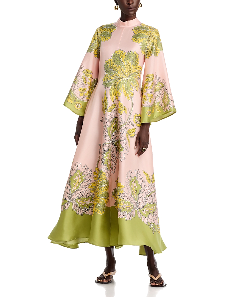 La DoubleJ Magnifico Silk Tie Back Dress