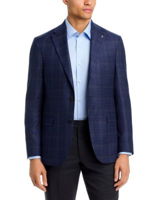 Midland Regular Fit Windowpane Plaid Wool Sport Coat