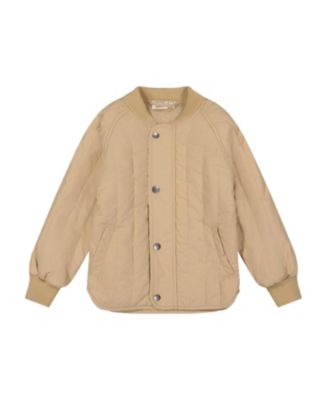 Unisex Quilted Raglan Sleeve Zip Pocket Jacket - Little Kid, Big Kid