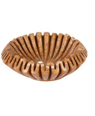  Round Marble Pleated Dish
