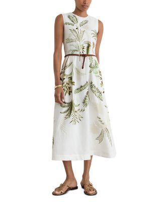 Palma Linen Midi Dress
