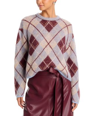 Sybil Argyle Sweater