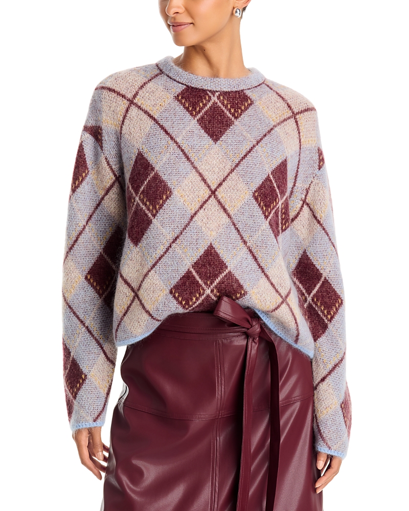 Tanya Taylor Sybil Argyle Sweater