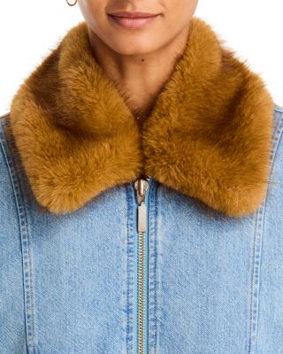 Rue Faux Fur Collar Jacket