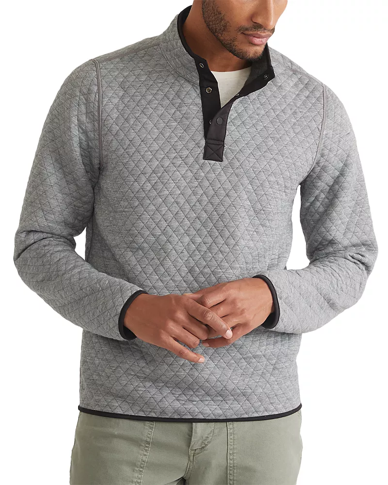 Marine Layer Corbet Reversible Quilted Pullover