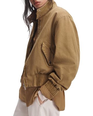 Eliza Canvas Bomber Jacket - thumbnail 4