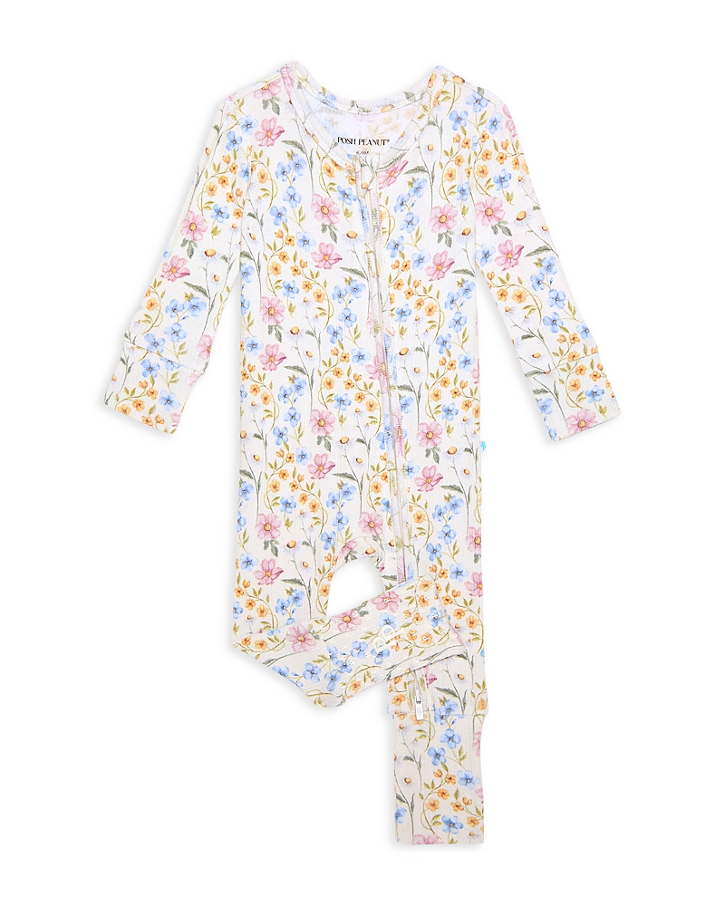 Posh Peanut Girls' Hazel Pointelle Convertible One Piece - Baby