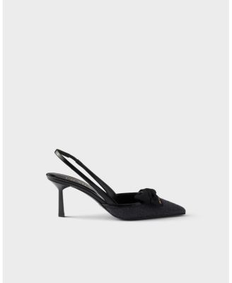 Women's Fabric Slingback Pumps