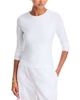 Crewneck Long Sleeve Matte Jersey Top - Exclusive