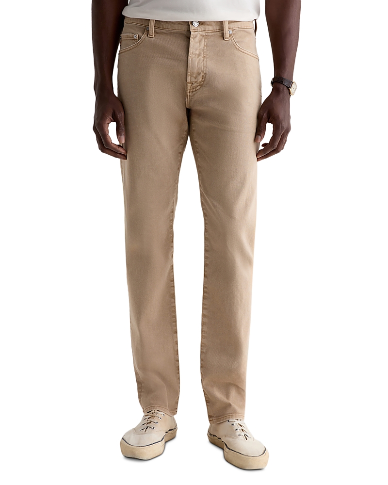 Ag Tellis Slim Straight Fit Jeans in One Year Sulfur Studio Tan