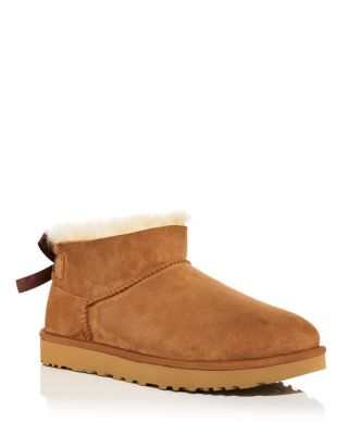 Women's Ultra Mini Bailey Bow Shearling Lined Boots