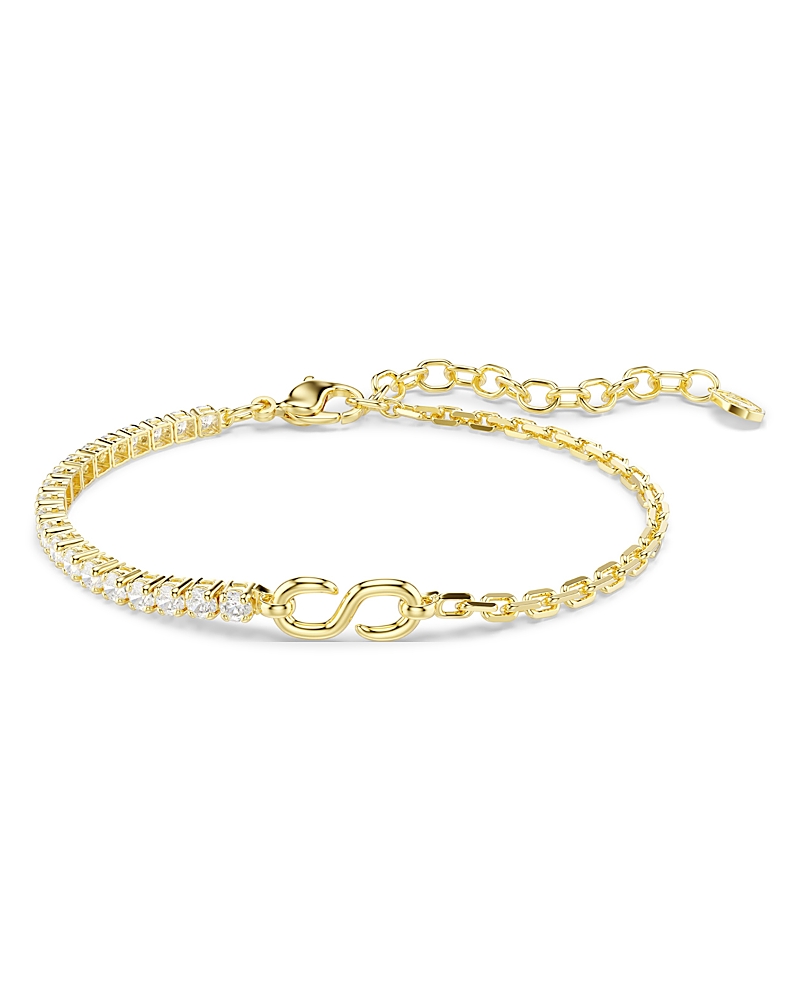 Swarovski Matrix Stone & Chain Flex Bracelet