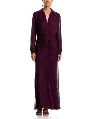 Embellished Shirt Gown