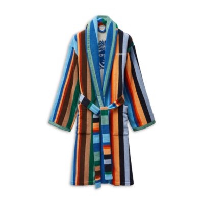 Striped Cotton Terry Medusa Robe