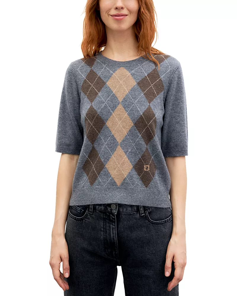 Gerard Darel Rema Wool Elbow Sleeve Sweater