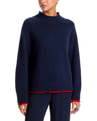 Hazel Roll Neck Cotton & Wool Sweater