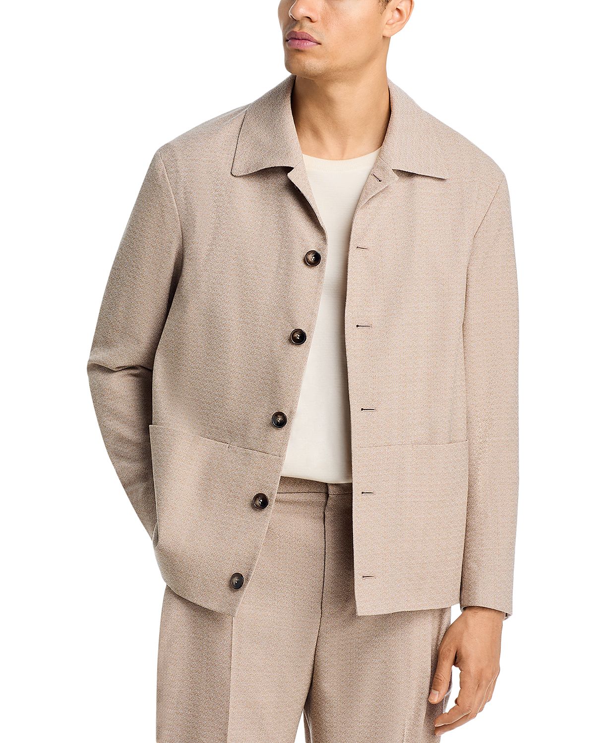 Hugo Jaro Wool Blend Overshirt