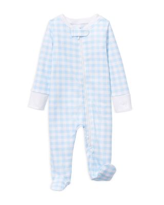 Unisex Gingham Romper Footie - Baby