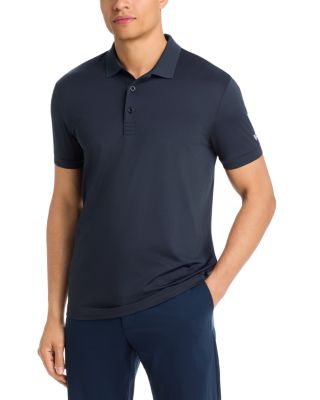 Knit Collar Golf Logo Polo Shirt