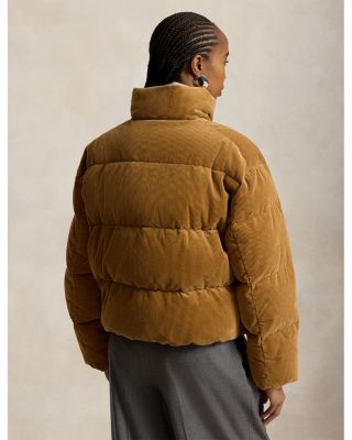 Corduroy Down Puffer Jacket - thumbnail 3