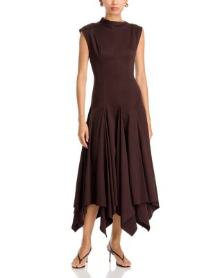 Eloidie Handkerchief Hem Sleeveless Dress