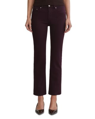 Mara Instasculpt™ High Rise Ankle Straight Jeans in Viola