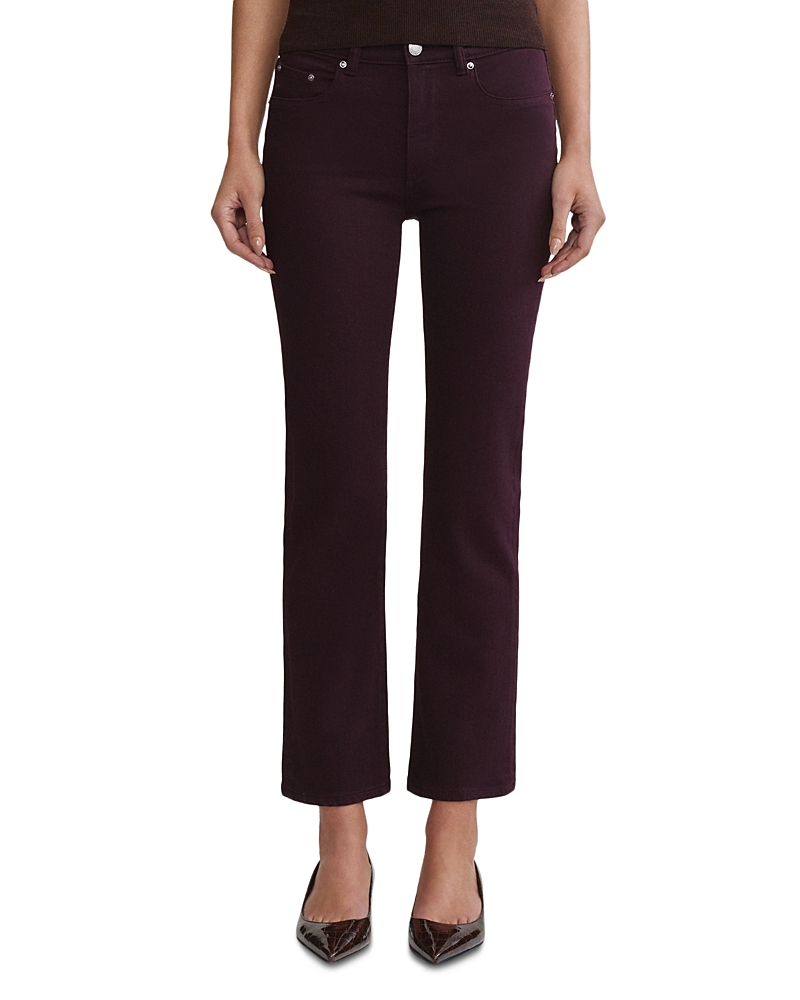 DL1961 Mara Instasculpt High Rise Ankle Straight Jeans in Viola