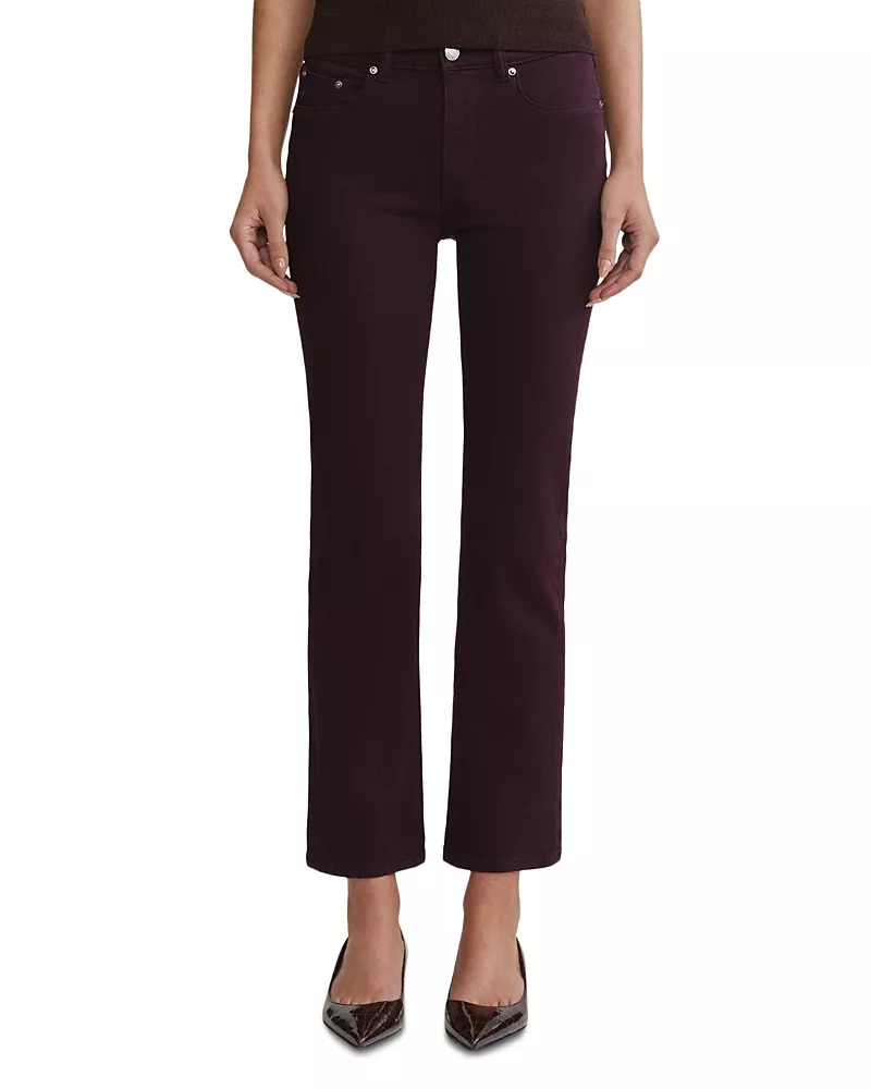 DL1961 Mara Instasculpt High Rise Ankle Straight Jeans in Viola