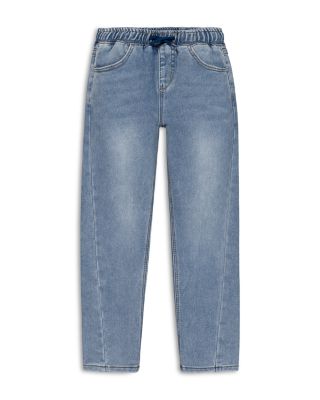 Boys' Maxwell Baggy Knit Denim Pull On Jeans - Little Kid