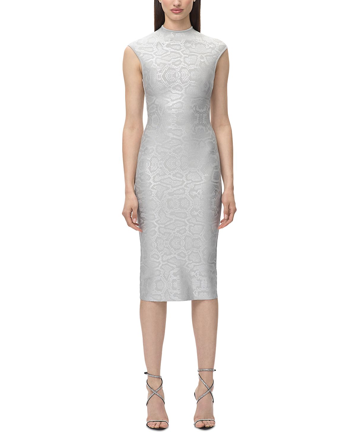 Herve Leger The Metallic Anita Bodycon Dress