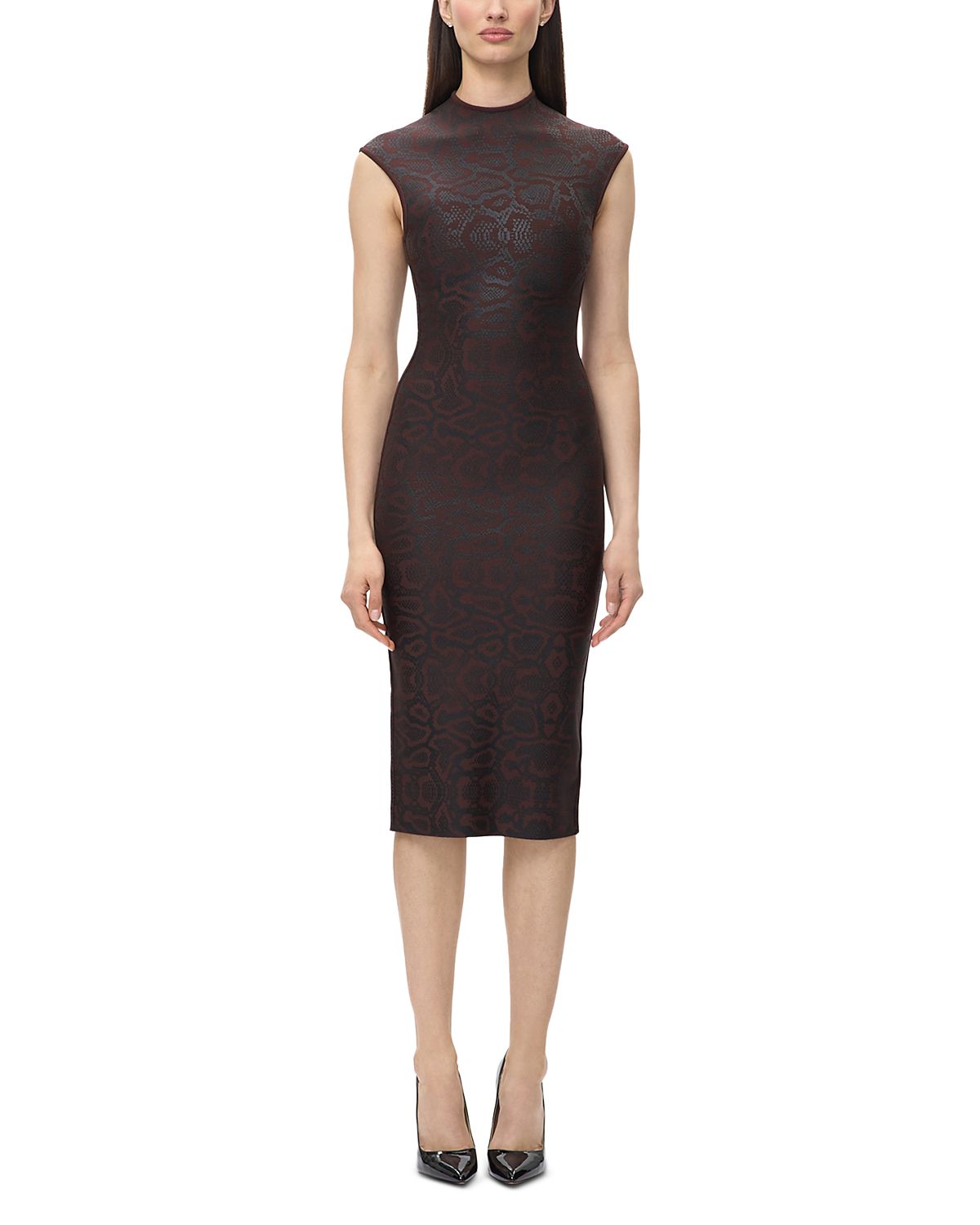 Herve Leger The Metallic Anita Bodycon Dress