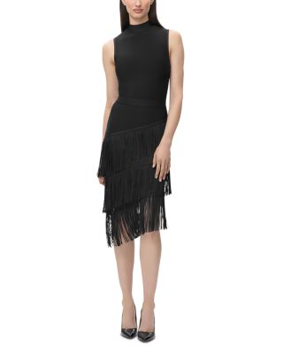 The Cassi Fringe Hem Dress