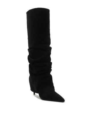 Women's Mikki Up Cloak Suede Knee High Boots